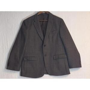 Tommy Hilfiger Sport Coat Mens 40S Brown Wool Tweed Blazer